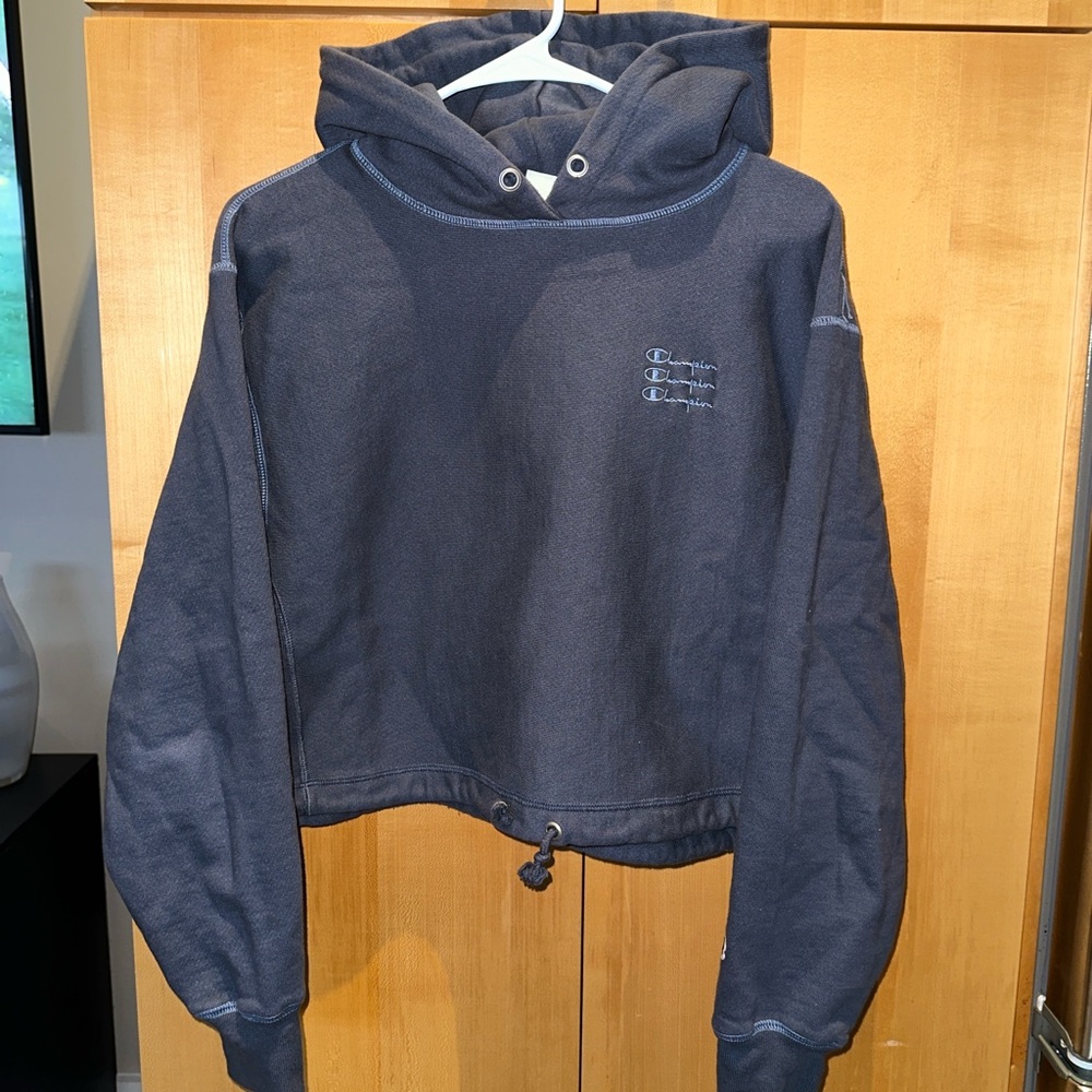 Champion Dark Blue Pullover Hoodie